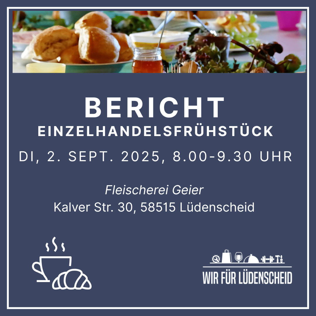 Bericht vom Einzelhandelsfrühstück 2.9.25